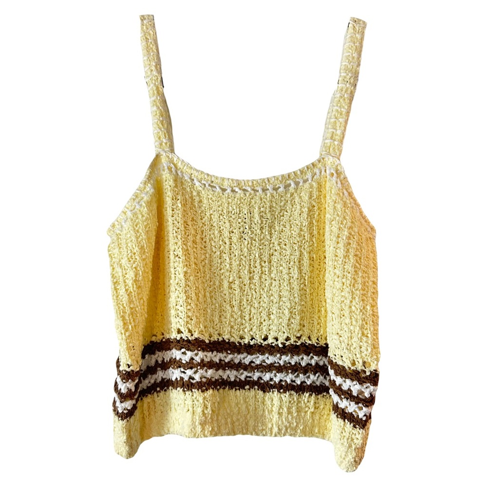 Aritzia Little Moon Crochet Top L